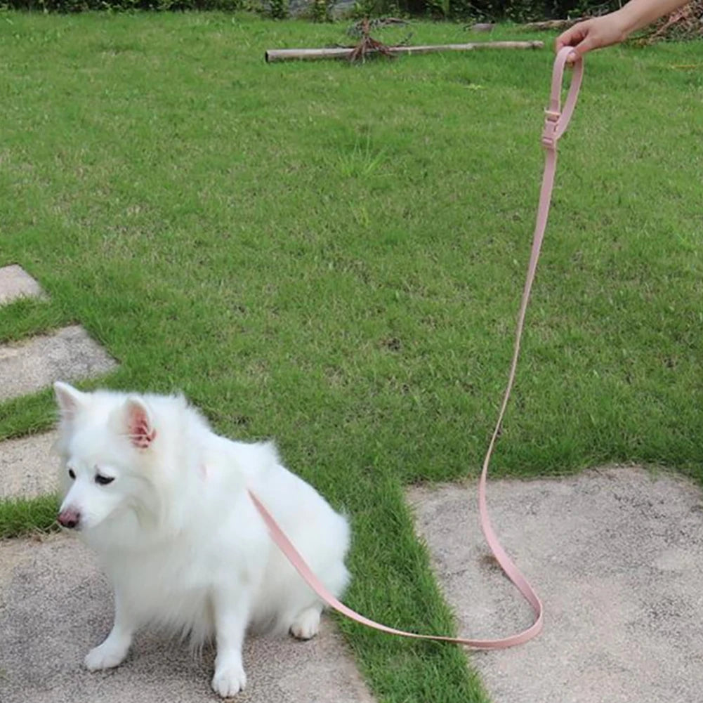 1.5M Dog Leash Pvc Waterproof Dog Lead Leashes anti Dirty Easy to Clean for Big Small Dogs Puppy Collar Leash Pet Products