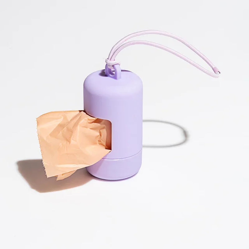 Dog Poop Bag Carrier Luxury Portable Dog Pet Waste Bag Dispenser Stylish Dog Garbage Holder Dispensers Pet Cleaning Supplies