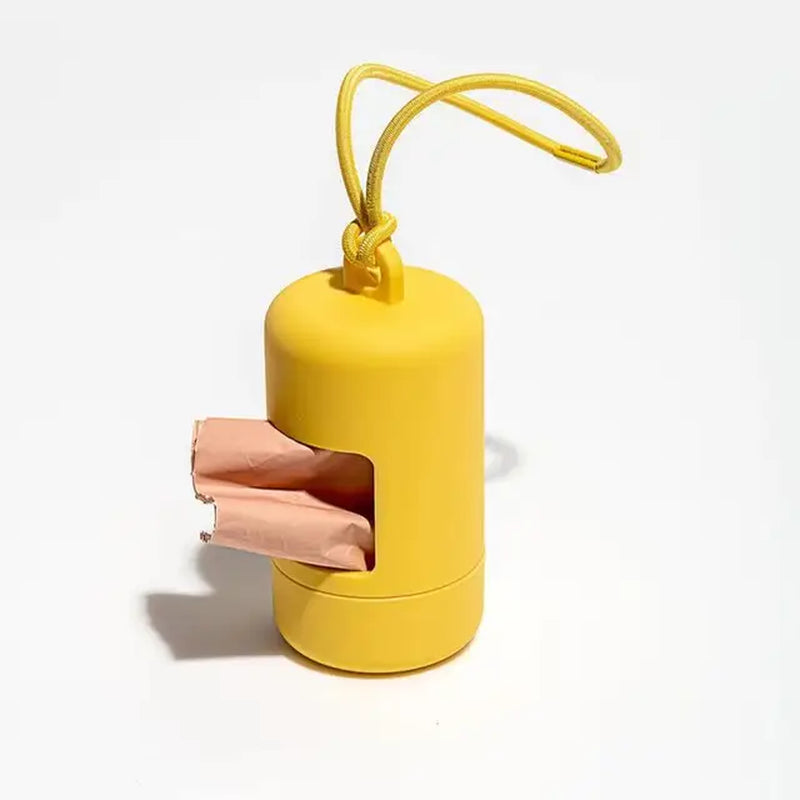 Dog Poop Bag Carrier Luxury Portable Dog Pet Waste Bag Dispenser Stylish Dog Garbage Holder Dispensers Pet Cleaning Supplies
