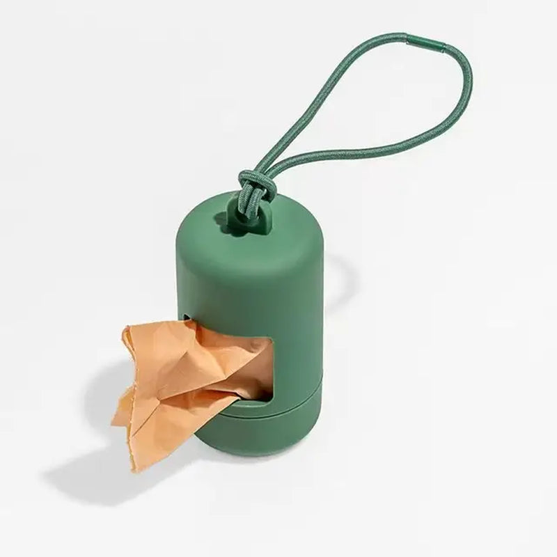 Dog Poop Bag Carrier Luxury Portable Dog Pet Waste Bag Dispenser Stylish Dog Garbage Holder Dispensers Pet Cleaning Supplies