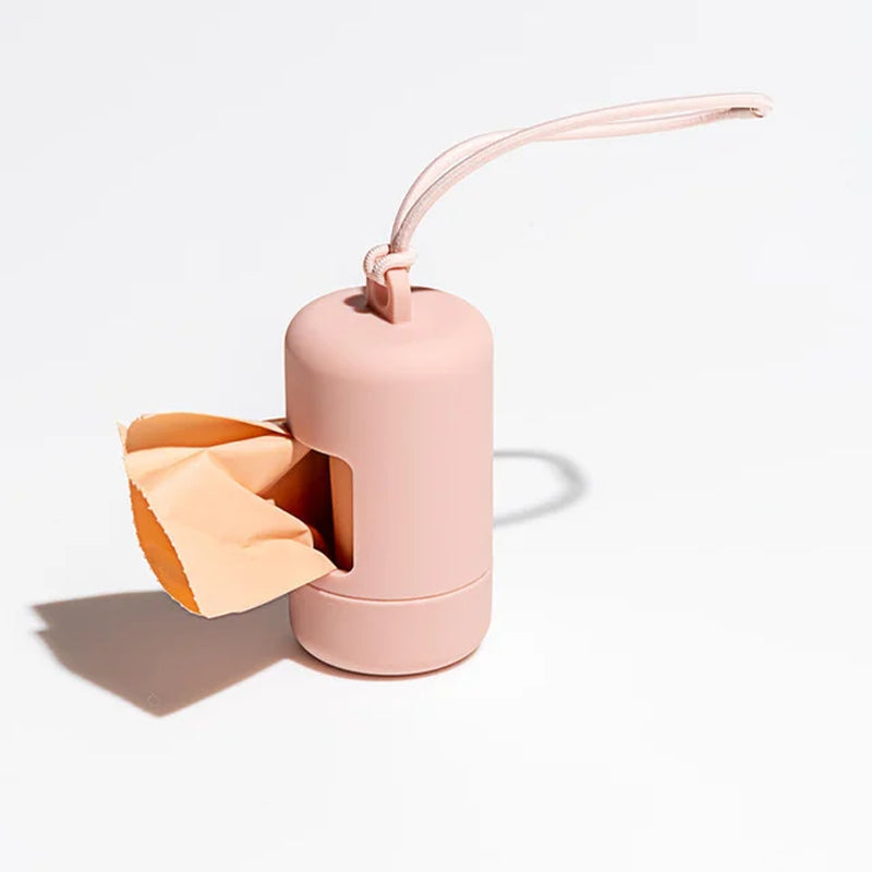 Dog Poop Bag Carrier Luxury Portable Dog Pet Waste Bag Dispenser Stylish Dog Garbage Holder Dispensers Pet Cleaning Supplies