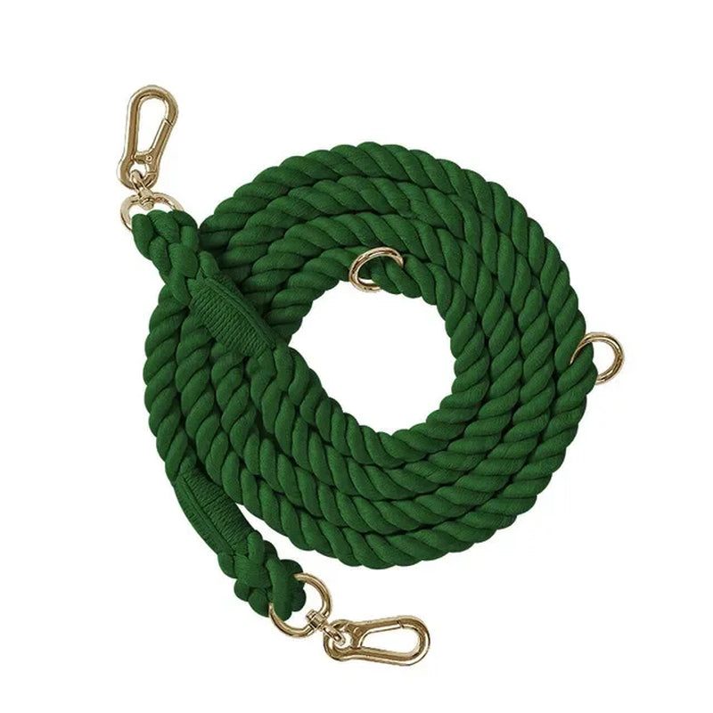 Dog Leash Handmade Braided Rope 250Cm Strong Cotton Rope Dog Leashes Heavy Duty Leash for Small Medium Large Dog Walks Training