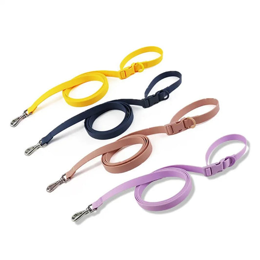 1.5M Dog Leash Pvc Waterproof Dog Lead Leashes anti Dirty Easy to Clean for Big Small Dogs Puppy Collar Leash Pet Products