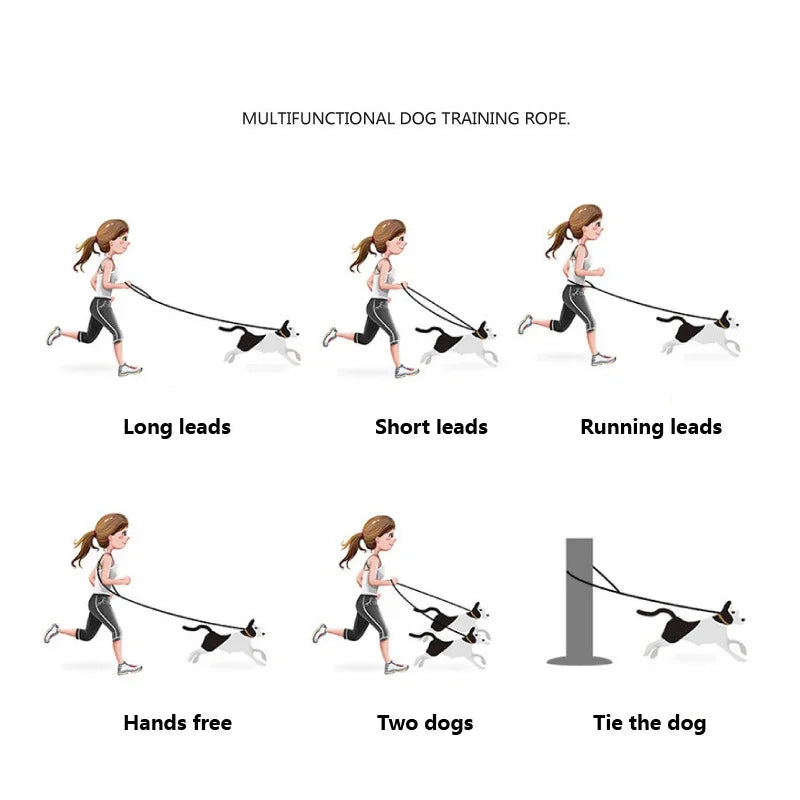Dog Leash Handmade Braided Rope 250Cm Strong Cotton Rope Dog Leashes Heavy Duty Leash for Small Medium Large Dog Walks Training